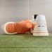 Gucci Mens Re-Web Sneakers in GG Canvas with Orange Leather