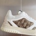 Gucci Mens Re-Web Sneakers in GG Canvas with White Leather