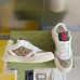 Gucci Mens Re-Web Sneakers in GG Canvas with White Leather