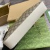 Gucci Padlock Medium Shoulder Bag in GG Canvas with White Calfskin