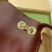 Gucci GG Marmont Large Shoulder Bag in Red Chevron Leather