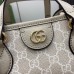Gucci Ophidia Small Tote Bag in Beige/White GG Supreme Canvas