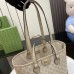 Gucci Ophidia Small Tote Bag in Beige/White GG Supreme Canvas