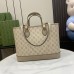 Gucci Ophidia Small Tote Bag in Beige/White GG Supreme Canvas