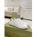 Gucci Womens Ace Sneakers in White Leather with Interlocking G