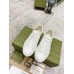 Gucci Womens Ace Sneakers in White Leather with Interlocking G