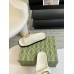 Gucci Marina Chain Slide Sandals in White Leather