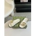 Gucci Marina Chain Slide Sandals in White Leather