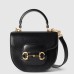Gucci Horsebit 1955 Mini Top Handle Bag in Black Calfskin Gucci Horsebit 1955 Mini Top Handle Bag in Black Calfskin