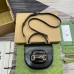 Gucci Horsebit 1955 Mini Top Handle Bag in Black Calfskin Gucci Horsebit 1955 Mini Top Handle Bag in Black Calfskin