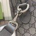 Gucci Ophidia GG Medium Briefcase in Grey GG Supreme Canvas