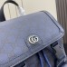Gucci Ophidia GG Large Backpack in Blue GG Supreme Canvas