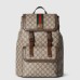 Gucci Ophidia GG Large Backpack in Beige GG Supreme Canvas
