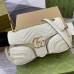 Gucci GG Marmont Small Bag with Multi-pocket in White Chevron Leather