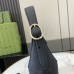 Gucci Jackie 1961 Small Shoulder Bag in Black Grained Calfskin