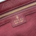 Gucci Jackie 1961 Small Shoulder Bag in Bordeaux Grained Calfskin