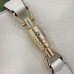 Gucci Jackie 1961 Small Shoulder Bag in White Grained Calfskin