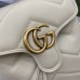 Gucci GG Marmont Mini Backpack in White Matelasse Leather