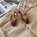 Gucci Horsebit Mary Jane Pumps in Red Patent Calfskin