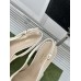 Gucci Horsebit Pumps 95mm with Crystals in White Patent Leather