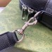 Gucci Medium Briefcase in Black Leather with GG Supreme Canvas