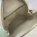 Gucci Mens Backpack in White Leather with GG Supreme Canvas
