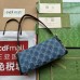 Gucci Luce Small Shoulder Bag in Blue GG Denim