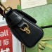 Gucci Luce Small Shoulder Bag in Blue GG Denim