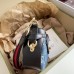 Gucci Moon Side Mini Shoulder bag in Blue GG Denim