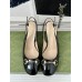 Gucci Horsebit Slingback Pumps 75mm in Black Patent Calfskin