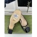 Gucci Horsebit Slingback Pumps 75mm in Black Patent Calfskin