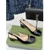 Gucci Horsebit Slingback Pumps 75mm in Black Patent Calfskin