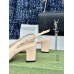 Gucci Horsebit Slingback Pumps 75mm in Beige Patent Calfskin