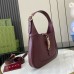 Gucci Jackie 1961 Small Shoulder Bag in Red Calfskin