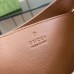 Gucci Padlock Small Shoulder Bag in GG Canvas with Brown Leather