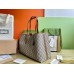 Gucci GG Emblem Medium Tote Bag in Beige GG Canvas