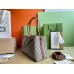 Gucci GG Emblem Small Tote Bag in Beige GG Canvas