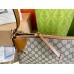 Gucci GG Emblem Medium Shoulder Bag in Beige GG Canvas