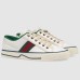 Gucci Womens Tennis 1977 Sneakers in White GG Fabric