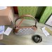 Gucci GG Emblem Small Shoulder Bag in Beige GG Canvas