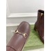 Gucci Horsebit Ankle Boots 75mm in Dark Brown Leather