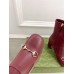 Gucci Horsebit Ankle Boots 75mm in Red Leather