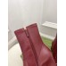 Gucci Horsebit Ankle Boots 75mm in Red Leather