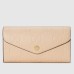 Gucci Continental Wallet in Light Beige GG Leather