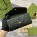 Gucci Continental Wallet in Black GG Leather