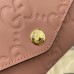 Gucci Continental Wallet in Rose Beige GG Leather