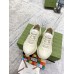 Gucci Womens Rhyton Sneakers with GG Apple Print