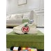 Gucci Womens Rhyton Sneakers with GG Apple Print
