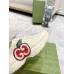 Gucci Womens Rhyton Sneakers with GG Apple Print