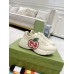 Gucci Womens Rhyton Sneakers with GG Apple Print